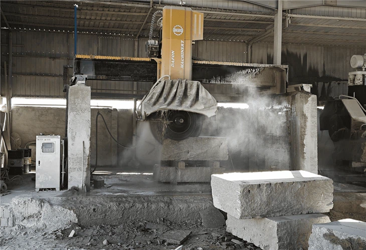 Stone Block Cutting Machine